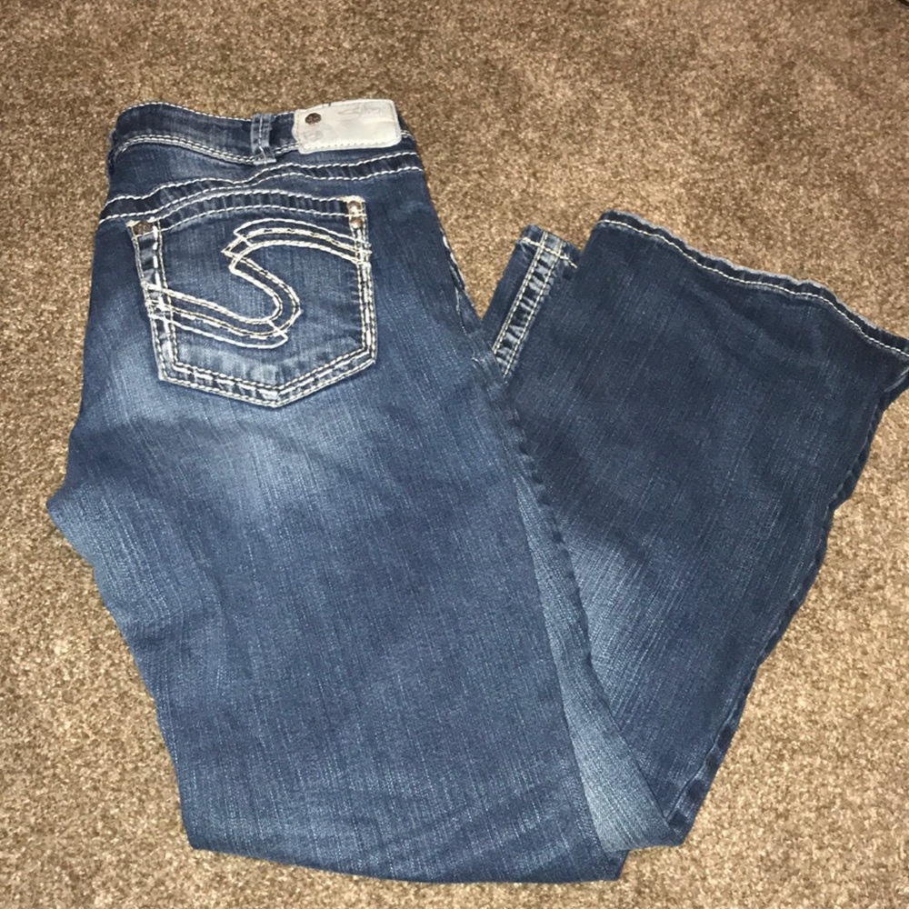Silver jeans
